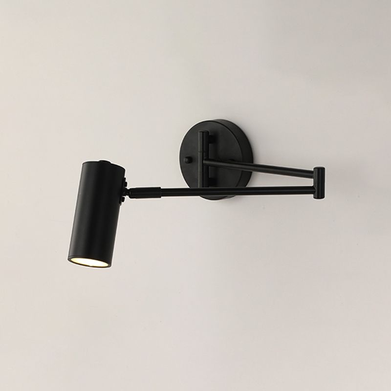 Luz de matriz de pared ajustable Luz de pared de sombra de metal moderna contemporánea para dormitorio