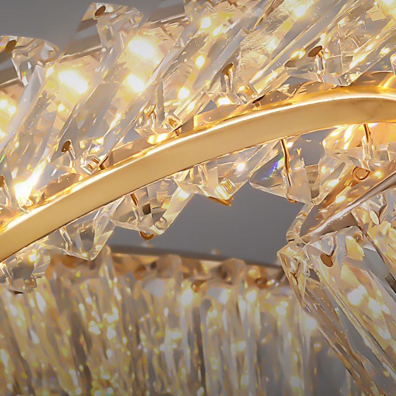 Modern Dining Chandelier Pendant Kitchen Dining Room Crystal Hanging Lamp Fixture