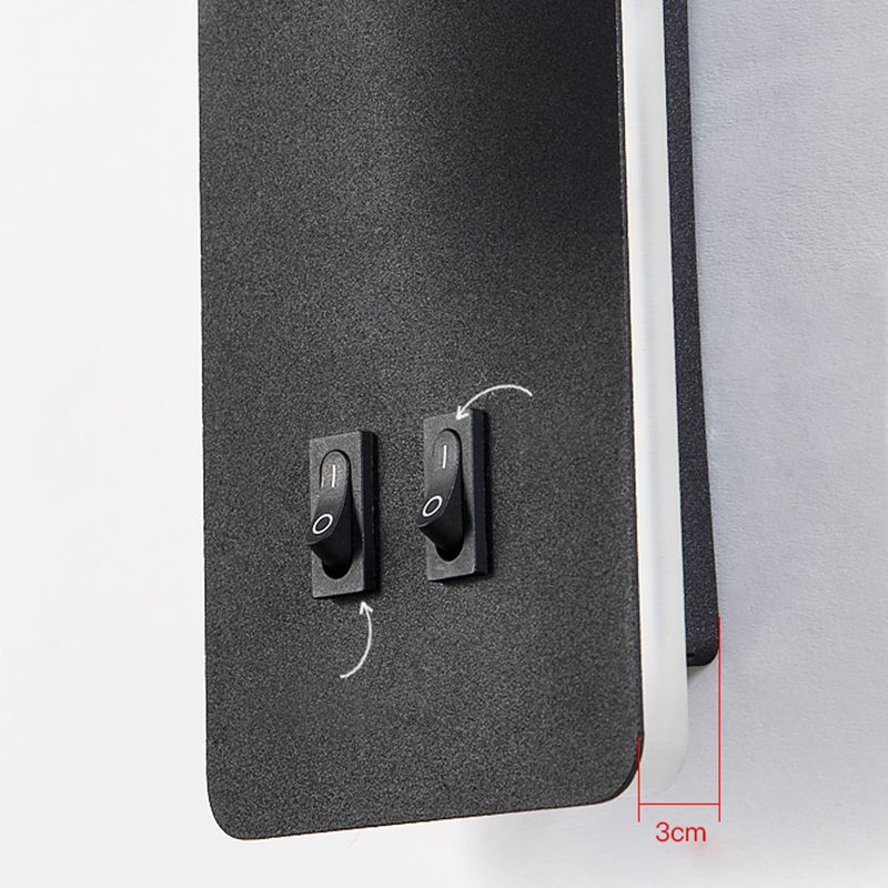 Aluminum Cylinderical Wall Lighting Fixtures Modern Minimalist Style 2 Lights Wall Light