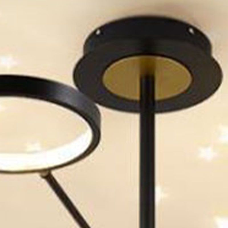LED Metal Chandelier Lighting Fixture Modern Chandelier Pendant Light for Sitting Room