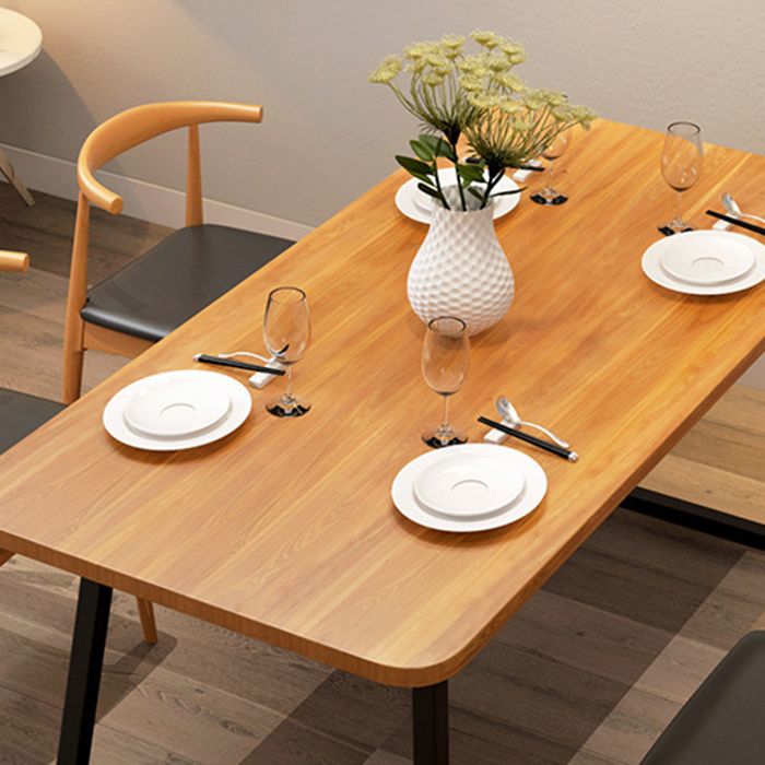 Industrial Dining Set 1/2/5 Pcs Solid Wood Dining Table and Chairs