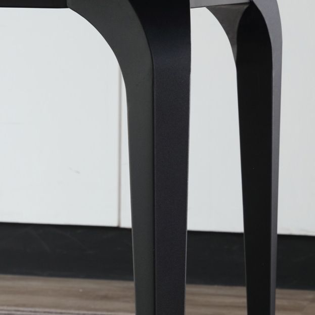 Industrial Grey Table for Restaurant Dining Table with Meal Base and 4 Legs