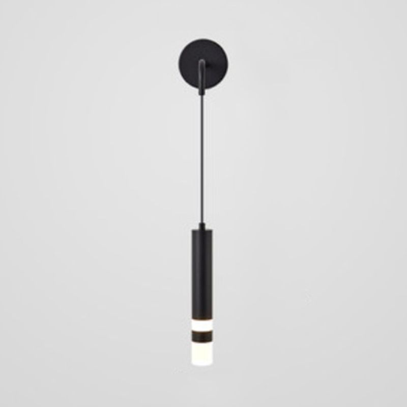 Metal Cylinder Wall Sconce Lighting Modern Style Multi Lights Wall Mounted Reading Lights