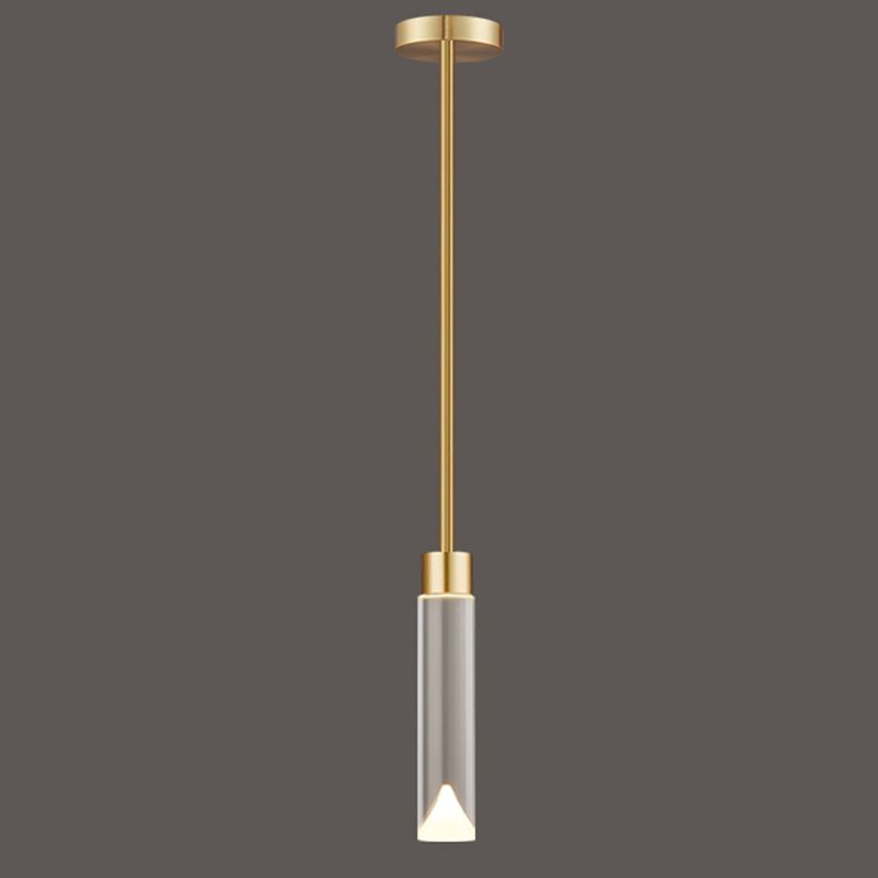 K9 Crystal Cylindric Pendant Lighting Simplicity Finis Finis Finis Plafond