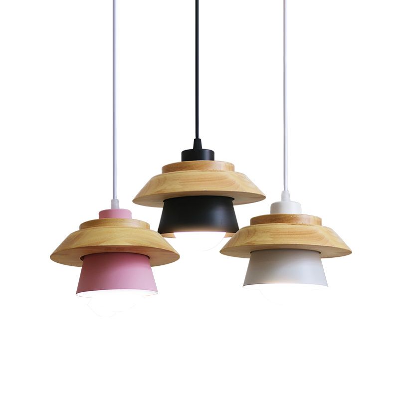 Moderner Stil Geometrisch nach unten Beleuchtung Metall Multi -Lichter hängende Deckenleuchten