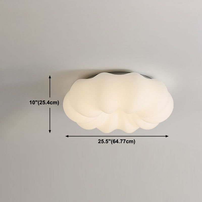 Moderne stijl plafondlampje Eenvoudige spoelmontagelichte lichtarmatuur voor slaapkamer