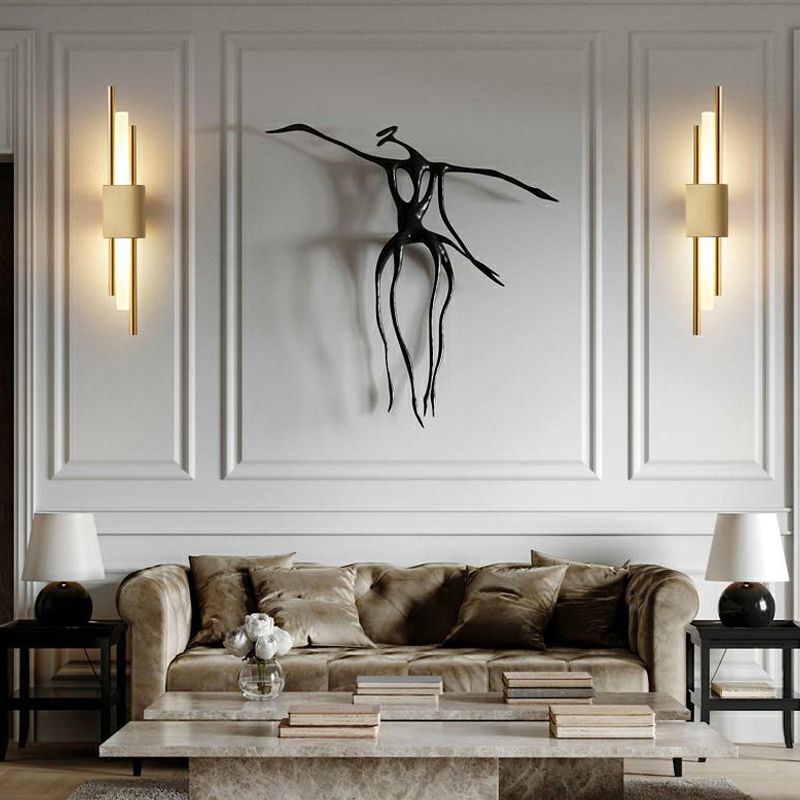 Modern Linear Wall Sconce Household Wall Lamp Fixture for Bedroom Sitting Room