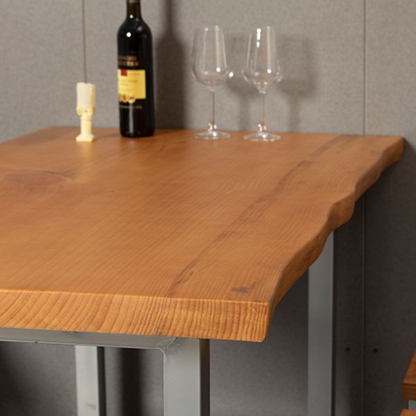 Industrial Dining Table Set 1/4/5/6 Pcs Solid Wood Dining Table and Chairs