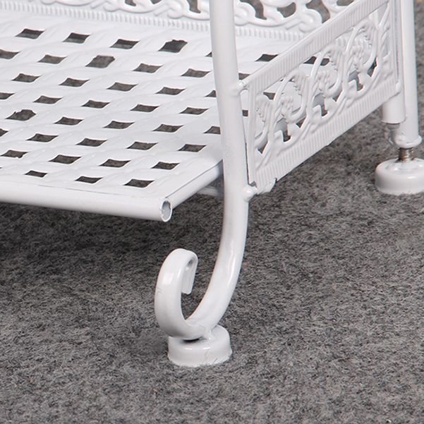 Metal Standard Bookcase Contemporary Open Back Bookshelf with Shelves