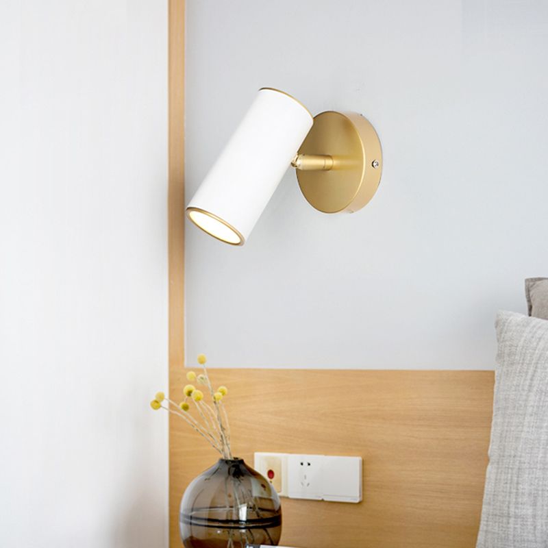 Cylinderical Sconce Light Fixture Modern Luxuru Style 1 Light Sconces