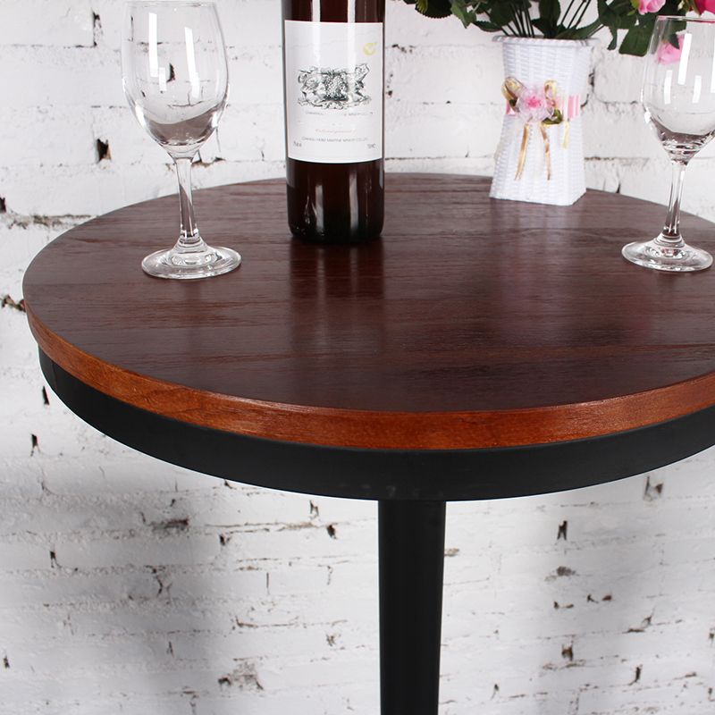 1/4 Pieces Table and Stool Set Solid Wood Pub Dining Set for Dining Room