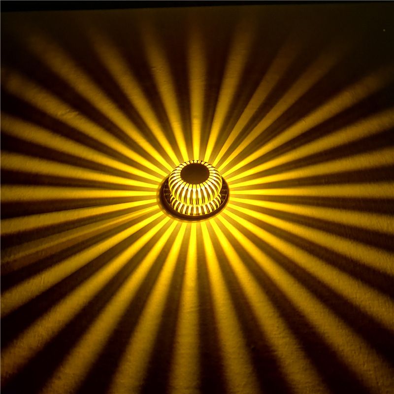 Remote Control RGB Wall Lamp Modern Style Aluminum Ambiance Decorative LED Sconce Light in Sliver