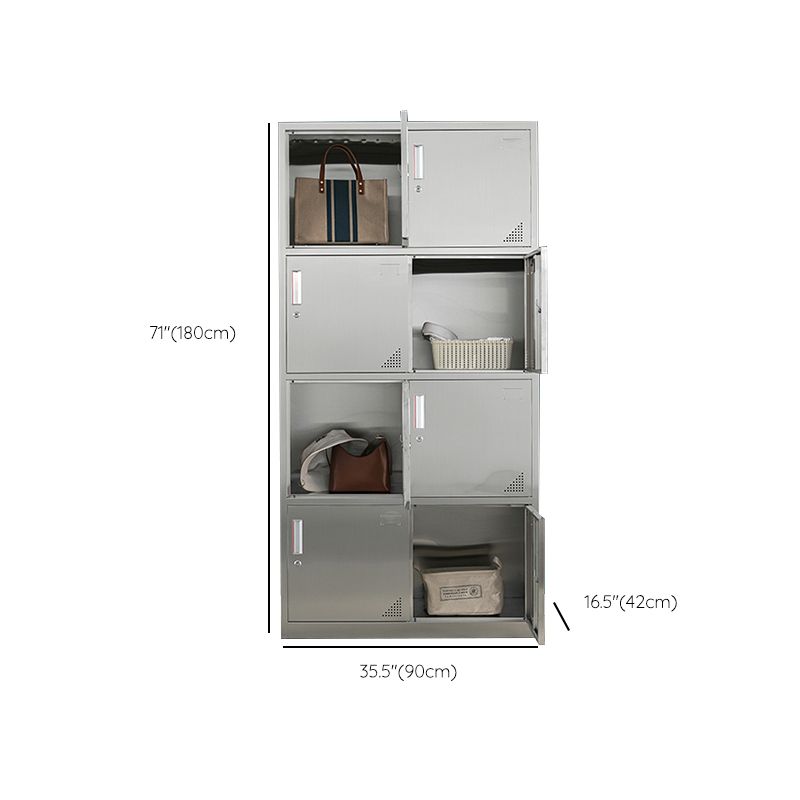 Metal Cabinet for Bathroom Contemporary Storage Cabinet with Hinged Door