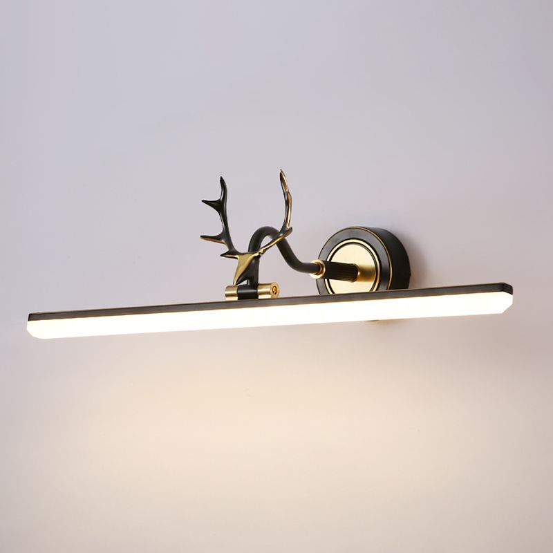 Moderne luxe lineaire ijdelheid verlichtingsarmaturen koperen ijdelheid lichten voor badkamer