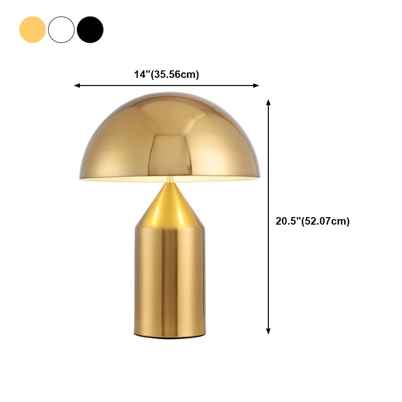 Moderner Stil Geometrischer Nachttischlampe Metall 1 Lichttischlampe