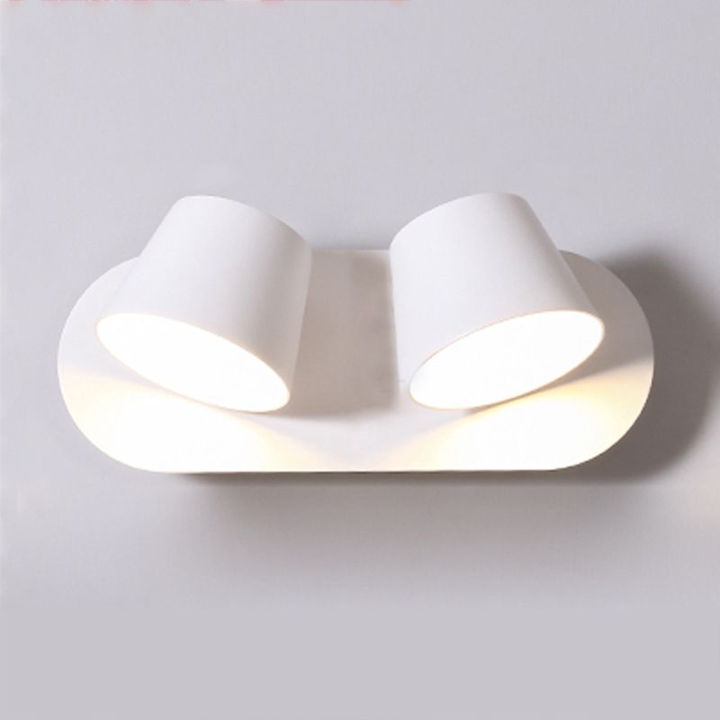 Tombra geométrica Discina de pared de metal Moderia Multi luces Multi Luz de pared Luz