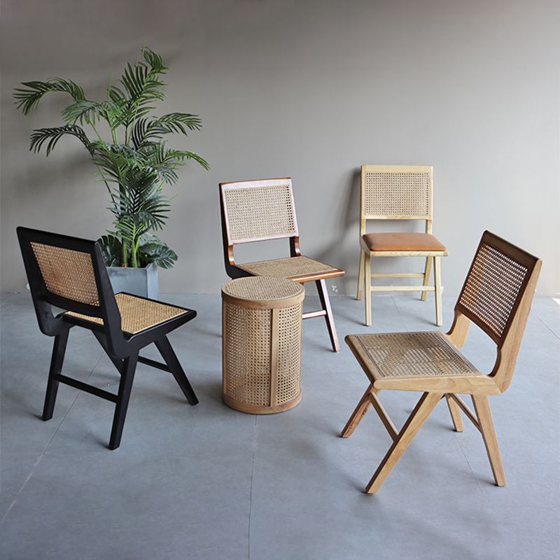 Chaises de salle à manger en bois de ferme, chaise latérale de salle à manger à dossier ouvert pour utilisation au restaurant