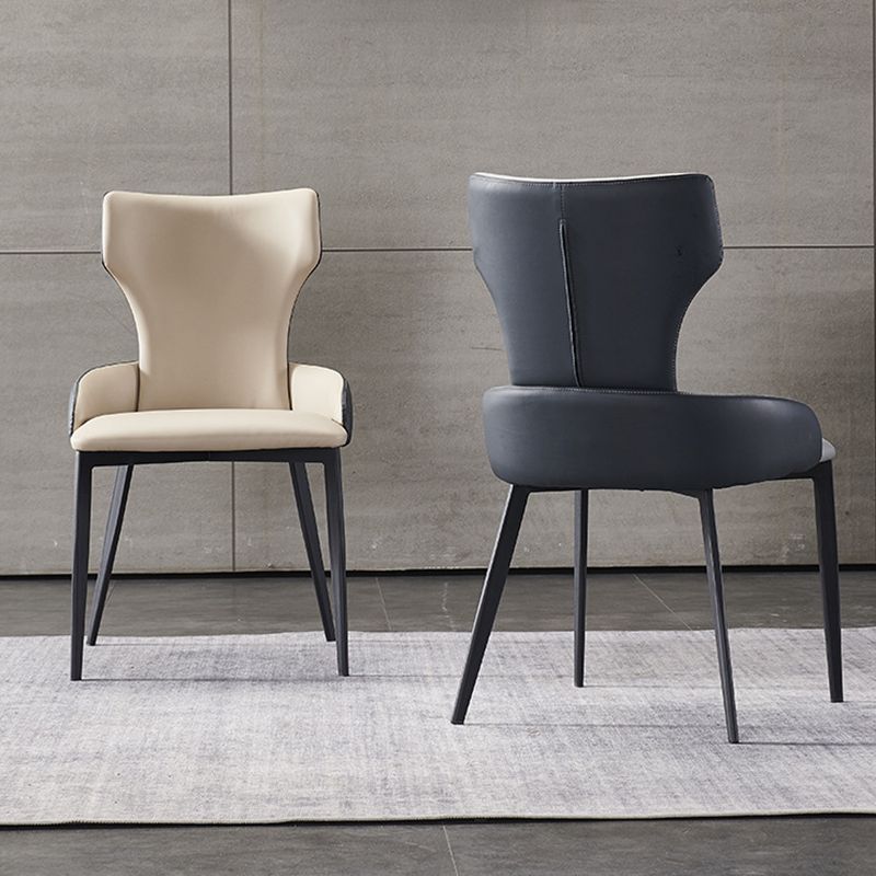 Wingback Arm Chair Contemporary Metal Indoor-Outdoor Room Chair