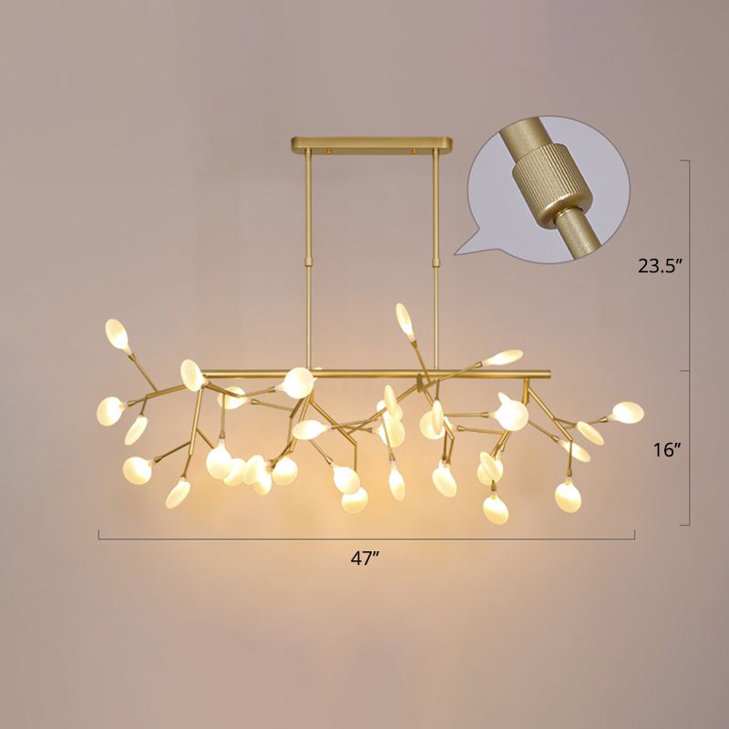 Plafonnage à brindée en acrylique