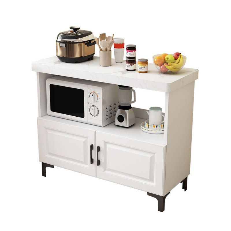 Modern Style Kitchen Island Table Double Sided Cabinet Kitchen Island