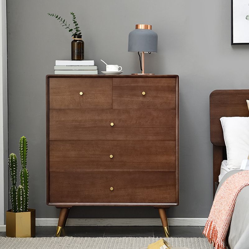 Solid Wood Accent Chest with Drawer Contemporary Side Cabinet