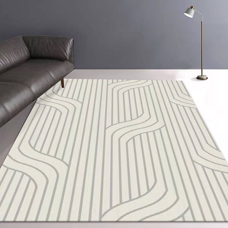 Minimalism Abstract Striped Wabi-sabi Carpet Indoor Rug for Living Room Bedroom Rug