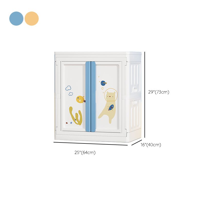 Plastic Bedroom Storage Cabinet Contemporary Hinged Door Cabinet