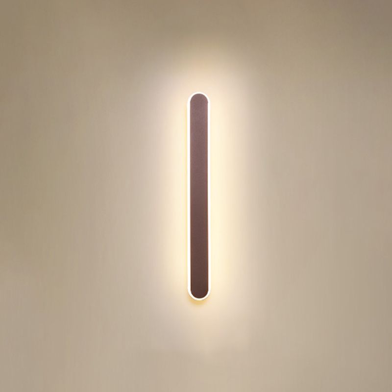 Modern LED Wall Mount Light 1-Light Wall Light with Acrylic Shade for Bedroom