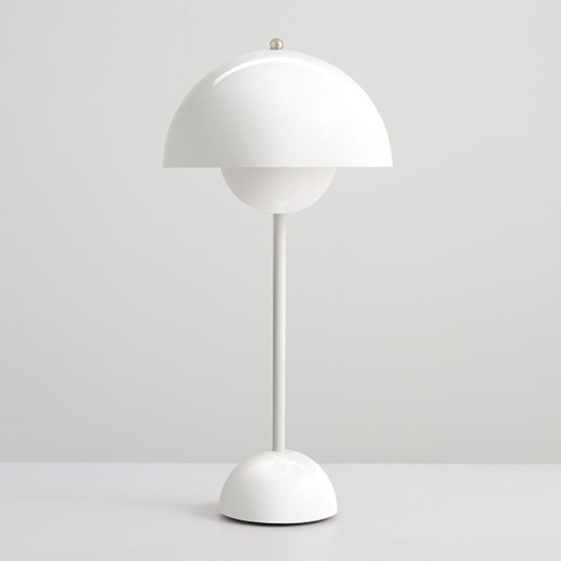 Dome Bedroom Table Lamp Metal Minimalist Style Night Table Lamp