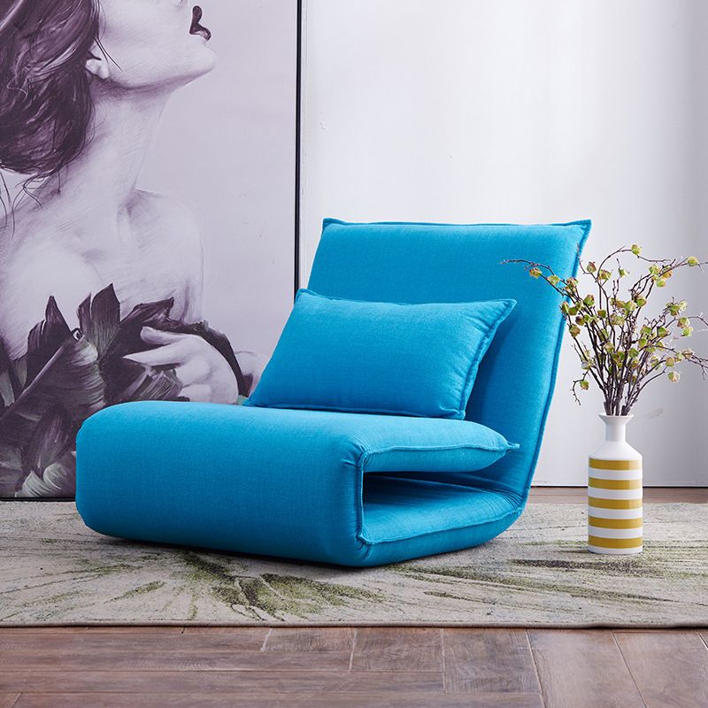 Scandinavian Pillow Included Sofa Futon Armless Convertible Sofa