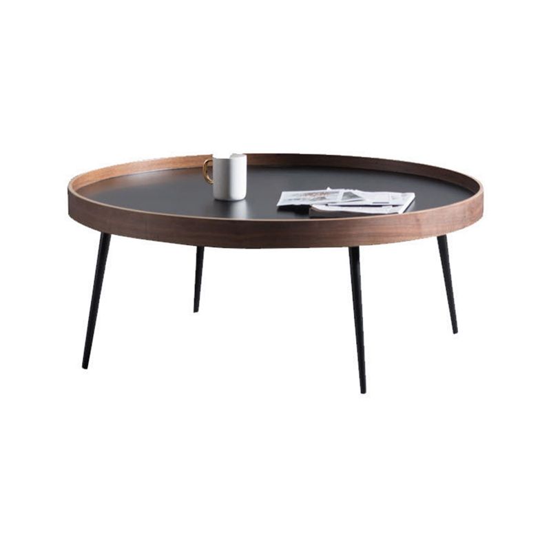 Contemporary Coffee Table 4 Legs Round Coffee Cocktail Table