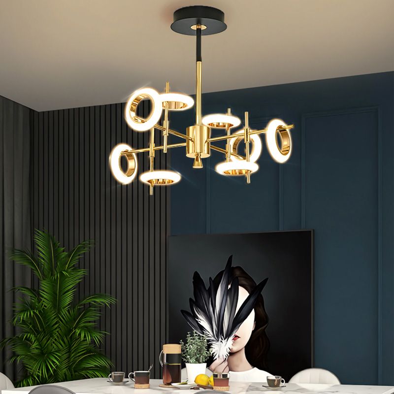 Stile moderno semplicità LEDELIE LEDALILE LUCE ACRILICO LUCE PENDANTE ROUND PER SOGGIO