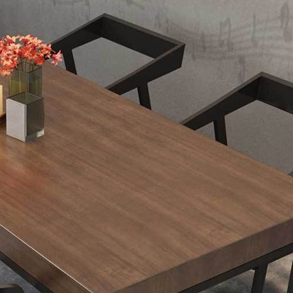 Modern 1/5/7 Pieces Dining Set Rectangle Pine Wood Dining Table for Bar