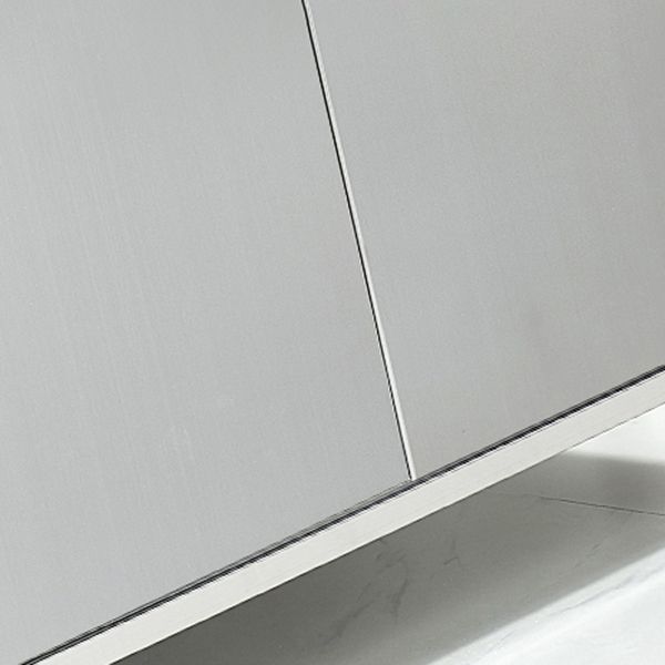 Stainless Steel Sideboard Cabinet Modern Server Cabinet with Storage for kitchen