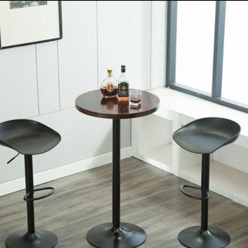 Round Counter Height Set Solid Wood 1/3 Pieces Pub Table Set