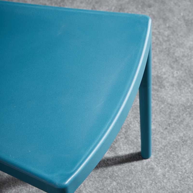 Glam Style Plastic Side Chair Matte Finish Dining Chair for Dinning Room