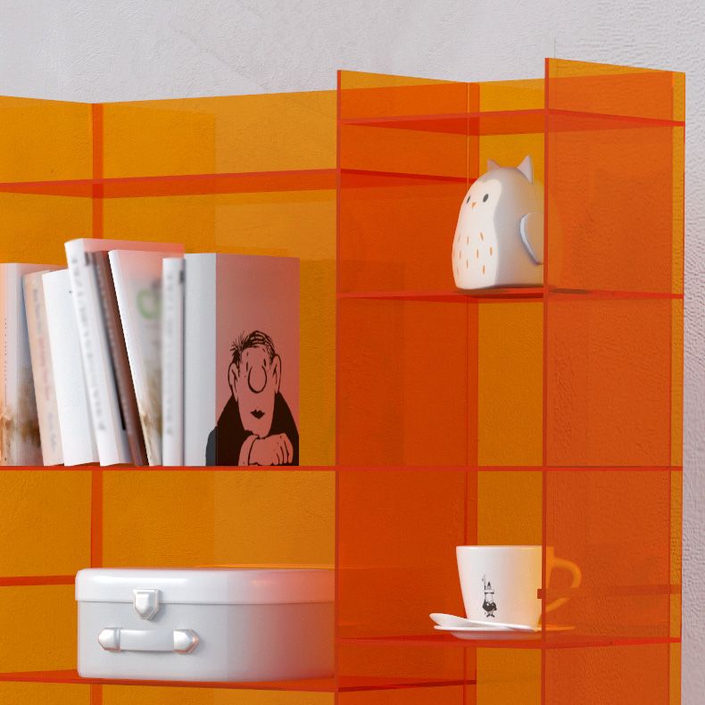 Closed Back Bücherregal Skandinavischer Stilbuch für Heimbüro