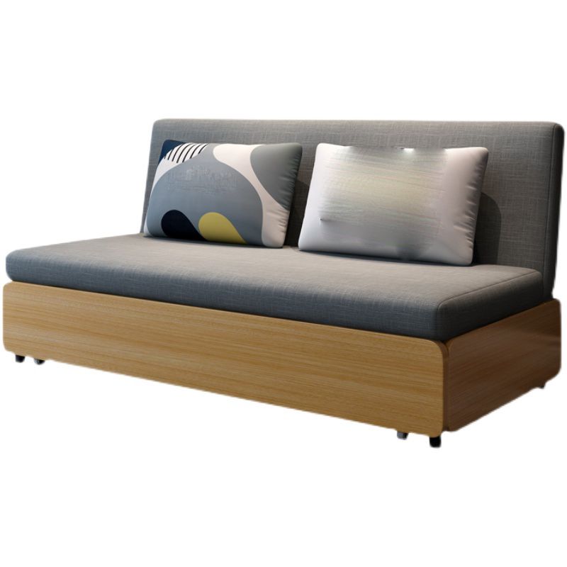 Hoge slijtvastheid Armloze slaapbank 32,68 "H Fabric Tight Achterbank Bed