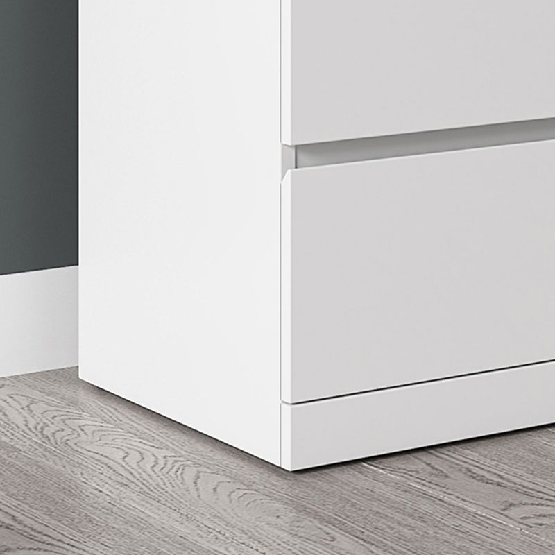 Contemporary Chest Wood Vertical Chest with Drawers for Home/Office