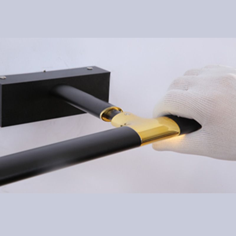 Lampada montata a parete nera Lampada montata Nordic LED LED LED ALIMINE DI SCONCE