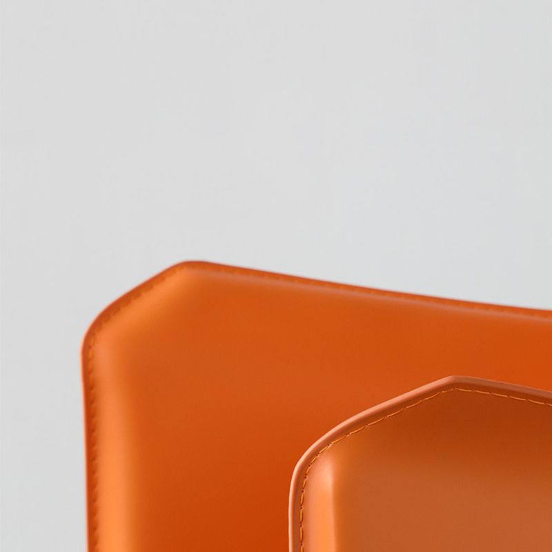 Industrial Arm Chair Solid Back Dining Room Chair for Dining Room