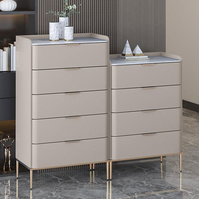 23.62" H x 15.74" L Contemporary Wood Accent Chest with Drawers