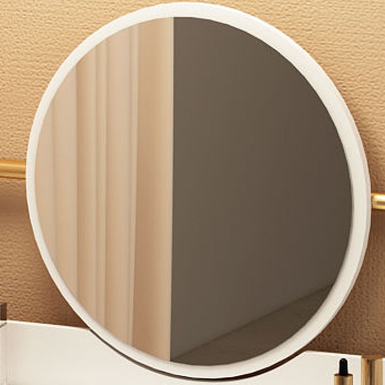 Scandinavian Wooden Dressing Table Mirror Make-up Vanity with Drawers