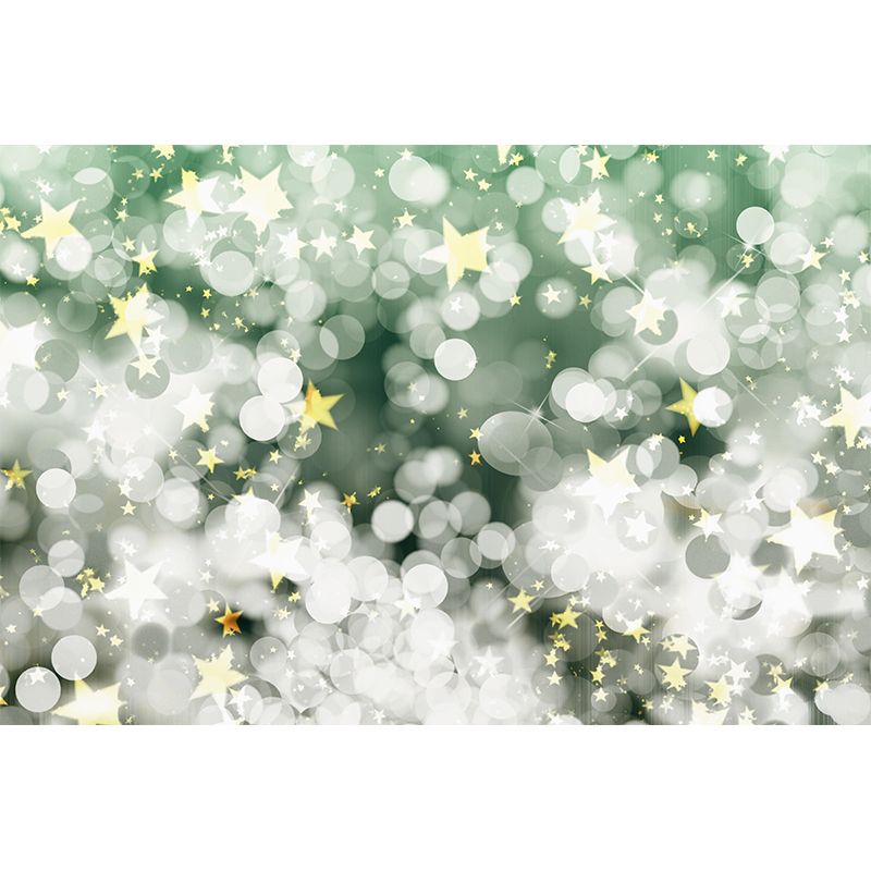 Contemporary Moisture Resistant Bokeh Mural Wall Covering for Decoration