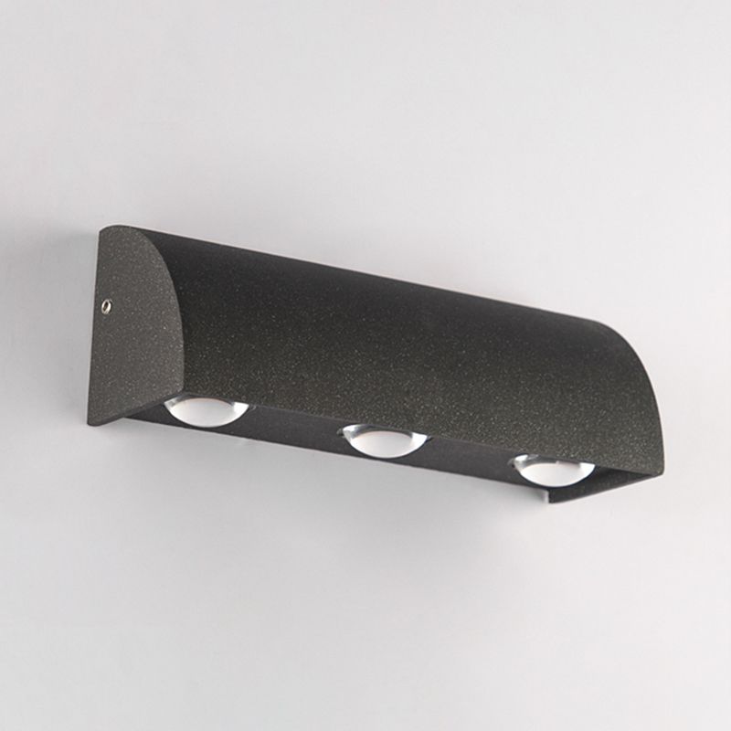 Géométrique contemporain Simple Murce LED 3 Light Murd Murd Lightture pour extérieur