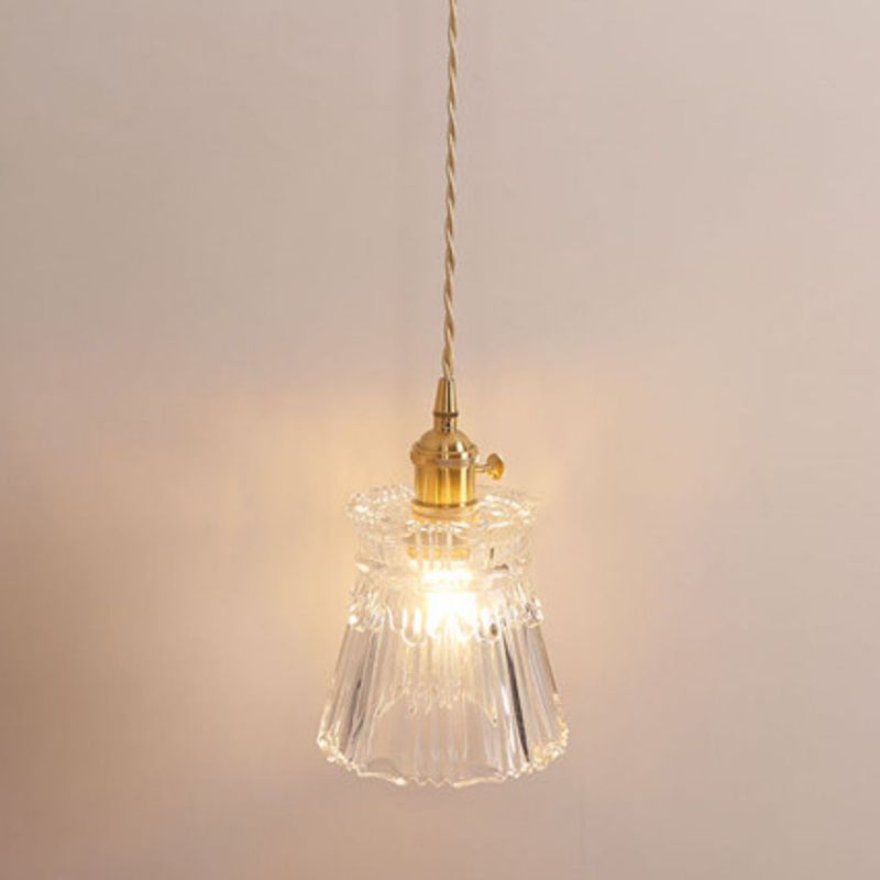 Creative Glass Shade Wall Light Fixture Modern Style Wall Sconce Light for Living Room