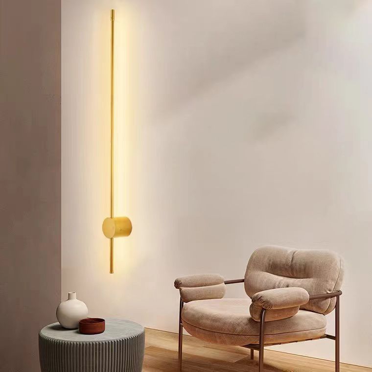 Luz de aluminio Luces de pared de la pared Moderna Nórdica 1 Cabeza de montaje en la pared para el dormitorio