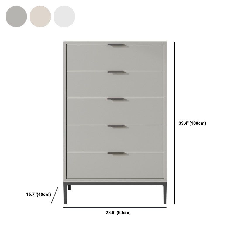 15.6-inch Width Contemporary Storage Chest Manufactured Wood Dresser
