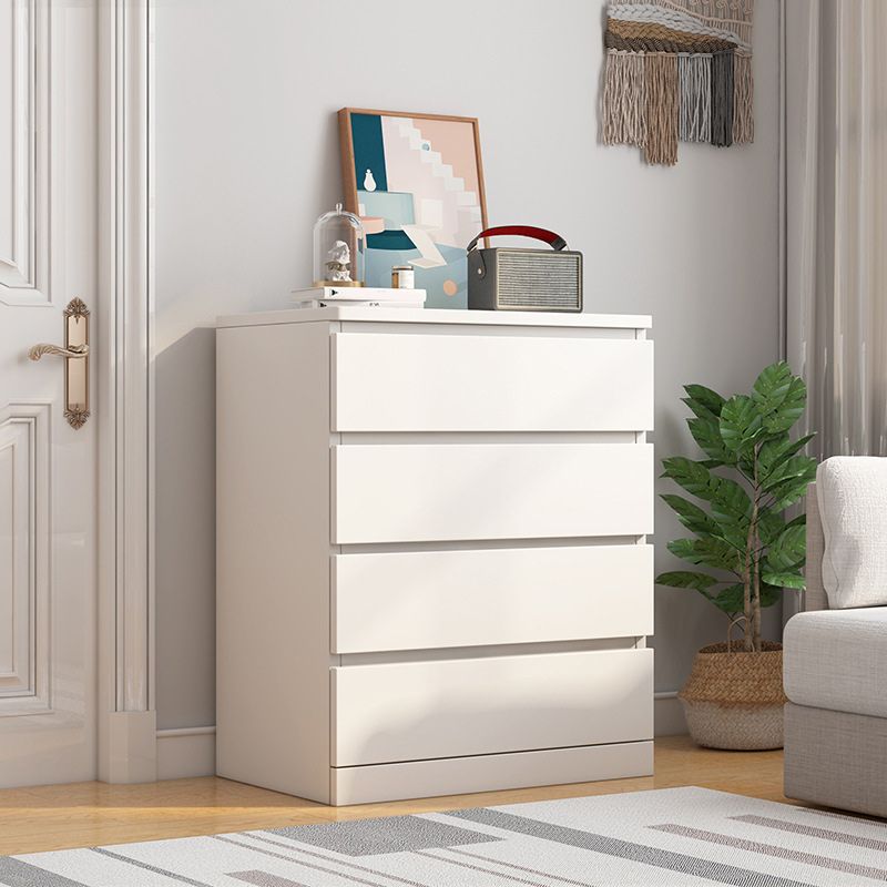 Modern Wood Accent Chest with Drawers Rectangle Chest 23.62" Long