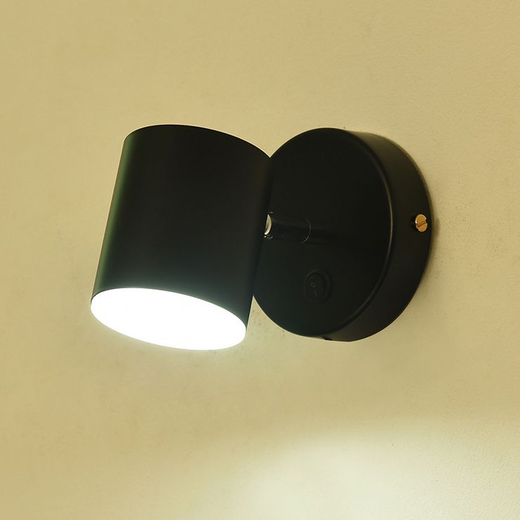 Luminaire à applique cylindrericale Métal de style moderne 1 appliques lumineuses